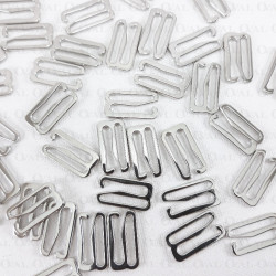 Zaczep do ramiączek - metalowy 16mm/ 100szt 4086 Zaczep do ramiączek - metalowy 16mm/ 100szt 4086