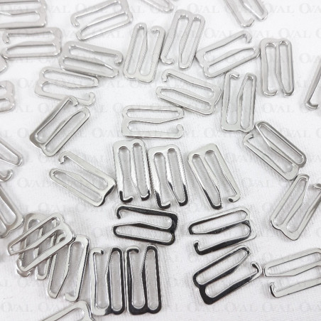 Metal strap hooks – 16 mm, 100 pcs, 4086