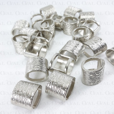 Metal eyelet 100 pcs silver 2038