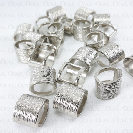 Metal eyelet 100 pcs silver 2038