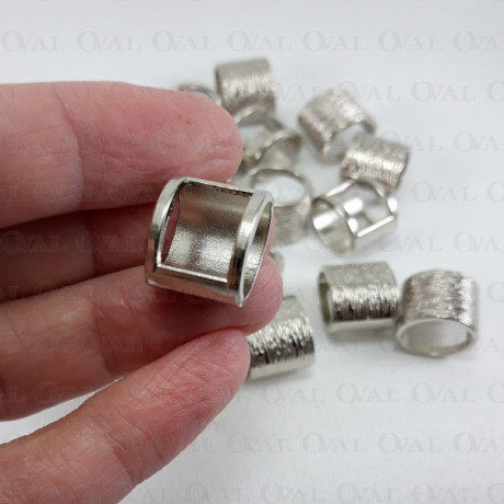 Metal eyelet 100 pcs silver 2038