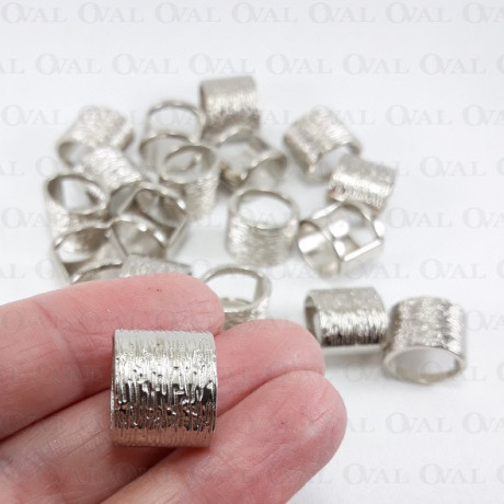 Metal eyelet 100 pcs silver 2038