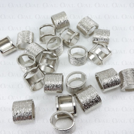 Metal eyelet 100 pcs silver 2038