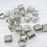 Metal eyelet 100 pcs silver 2038
