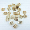 Metal eyelet 100 pcs gold 770