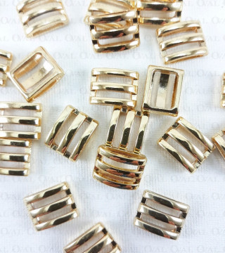 Metal eyelet 100 pcs gold 770