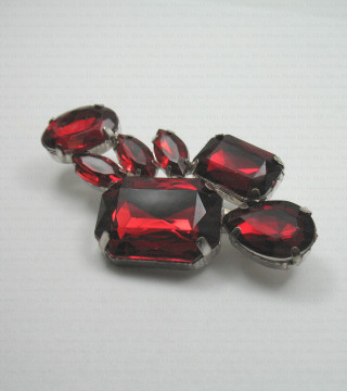 Decorative brooch - metal no. 1288