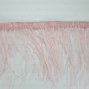 Feathers on ribbon dusty pink 11cm/1 yard 3179