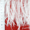 Feathers on ribbon white 11cm /10y 4088