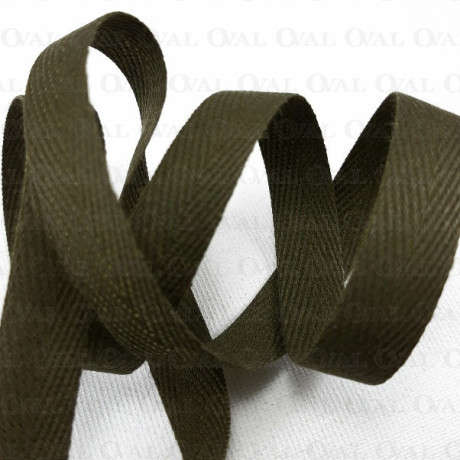 Cotton herringbone tape 10mm / 50m 4096