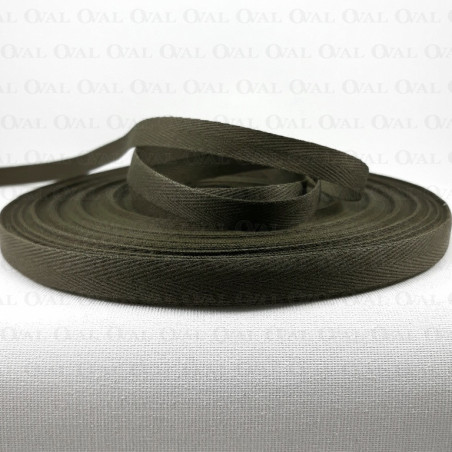 Cotton herringbone tape 10mm / 50m 4096