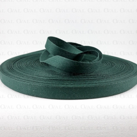 Cotton herringbone tape 10mm / 50m 4097