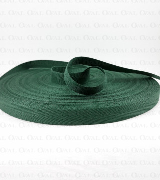 Cotton herringbone tape 10mm / 50m 4098