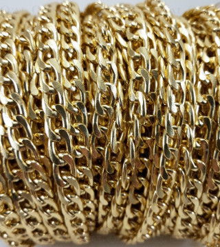 Łańcuch 11,5x7,4mm/30m złoty 4108