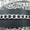 Chain 13.5x8.6mm/20m silver 3868