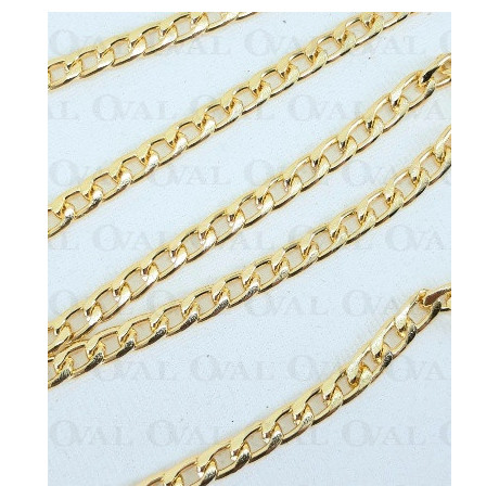 Chain 4.2x7mm / 30m gold 1296