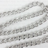 Chain 13x9mm/25m silver 4107