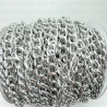 Chain 13x9mm/25m silver 4107