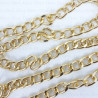 Chain 13x9mm/25m gold 4109