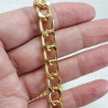 Chain 13x9mm/25m gold 4109