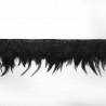 Black feather haberdashery, black feathers on tape | Wholesale