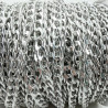 Chain 10.7x6.6mm/1m silver 4111