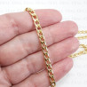 Chain 4.2x7mm / 1m gold 4117