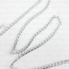 Chain 4.2x7mm/1m silver 1301