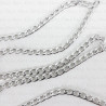 Chain 4.2x7mm/1m silver 1301