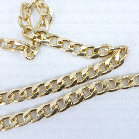 Chain 11.5x7.4mm/1m gold 4118