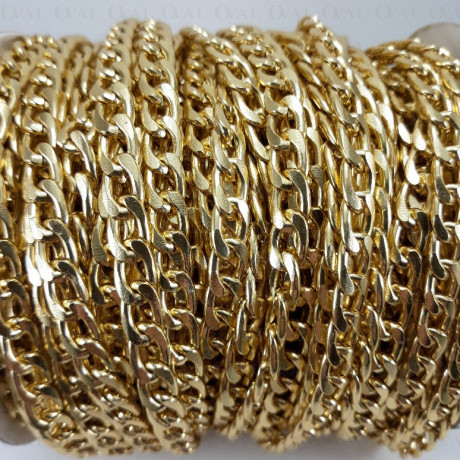 Chain 11.5x7.4mm/1m gold 4118