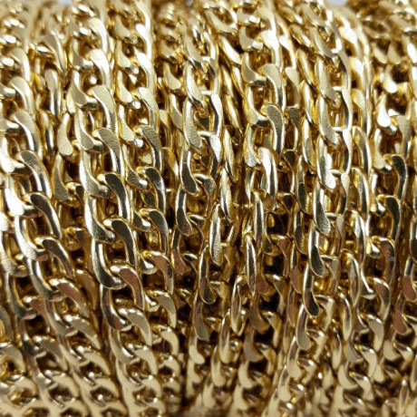 Chain 11.5x7.4mm/1m gold 4118