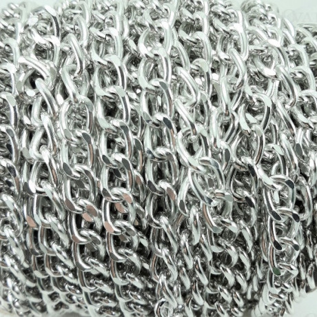 Silver chain 13x9mm/1m 4119