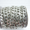 Chain 14.6x9.9mm/1m silver 4120
