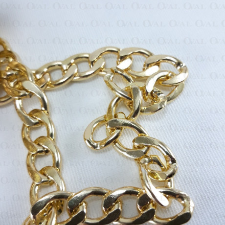 Chain 14.6x9.9mm/1m gold 4121