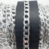 Chain 13.5x8.6mm/1m silver 4122