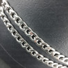 Chain 11.5x7.4mm/1m silver 4123
