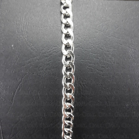 Łańcuch 11,5x7,4mm/30m srebrny  1298