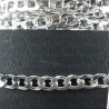 Chain 11.5x7.4mm/1m silver 4123