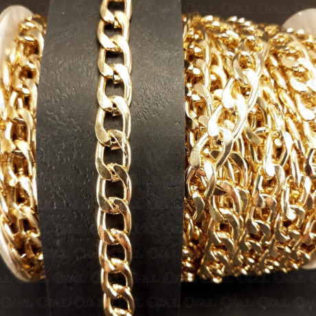 Łańcuch 13,5x8,6mm/20m złoty 2126