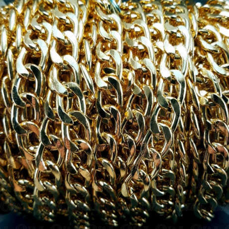 Łańcuch 13,5x8,6mm/20m złoty 2126