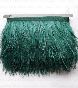 Pióra na taśmie zieleń  11cm /1y  4126