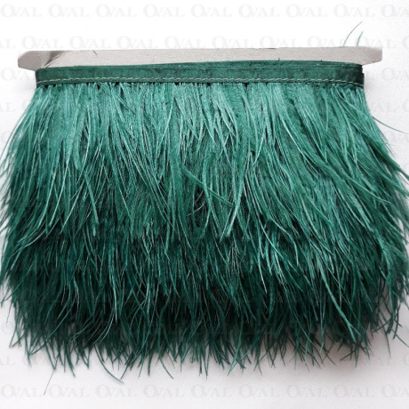 Feathers on tape green 10cm /1y 4126