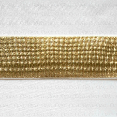 Decorative elastic 50mm/1y gold 2453