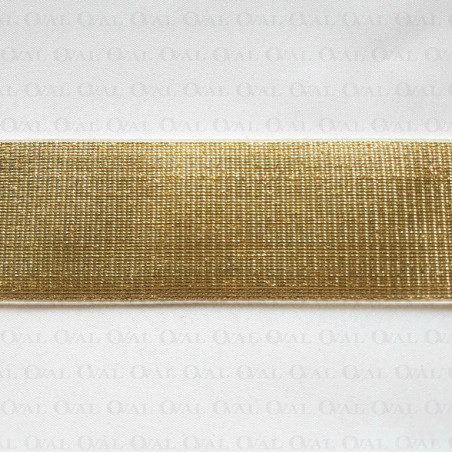 Decorative elastic 50mm/1y gold 2453