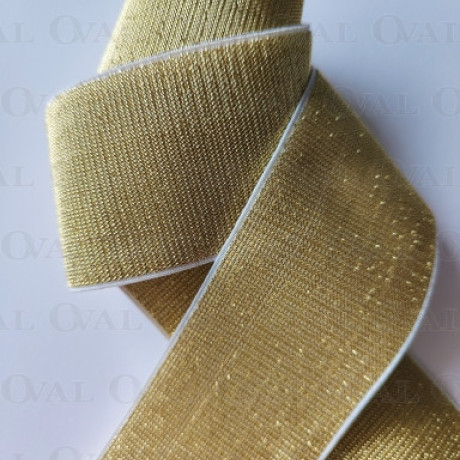 Decorative elastic 50mm/1y gold 2453
