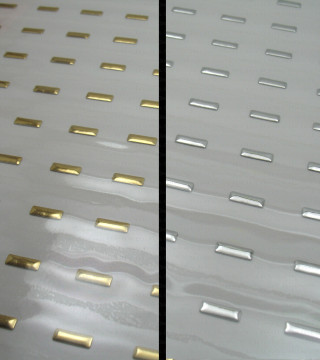 Thermo studs – A4 sheet gold/silver no. 1303