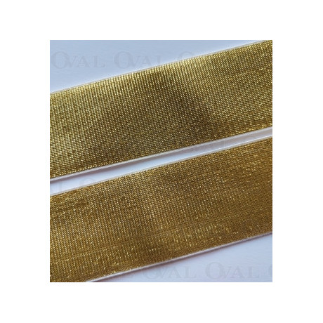 Decorative elastic 50mm/1y gold 2453