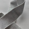 Decorative elastic 50mm/1y silver 2442