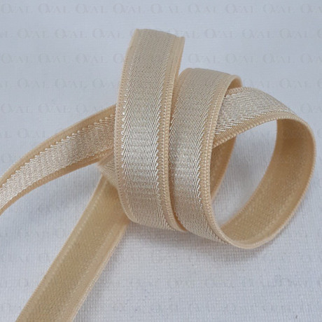 12mm/200m beige strap elastic 4131 E